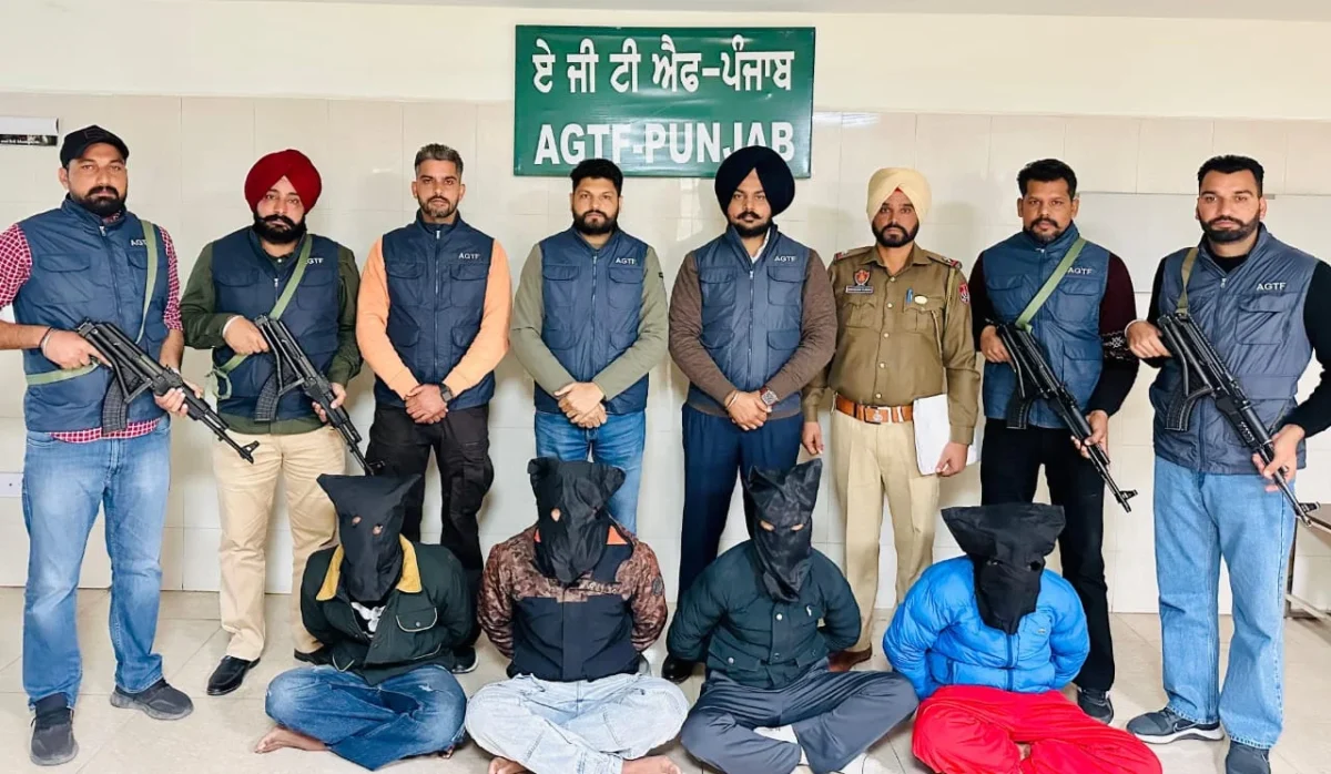 PUNJAB POLICE ARRESTS FOUR OPERATIVES OF CANADA-BASED TERRORIST ARSH DALLA; THREE PISTOLS RECOVERED