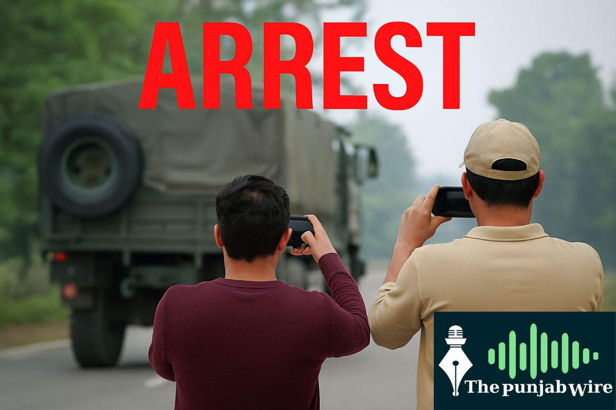 TWO MIGRANT YOUTHS CAUGHT FILMING MILITARY MOVEMENT NEAR TIBRI CANTONMENT AMID WAR-LIKE TENSIONS