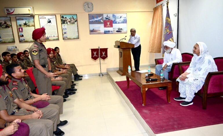 MRSAFPI CADETS DRAW INSPIRATION FROM VC & MVC AWARDEE JEMADAR NAND SINGH’S VALOR AS DAUGHTER SHARES HIS HEROIC TALE